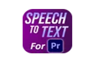 Speech to Text for Premiere Pro  2024 for Win 语音转字幕 中文版